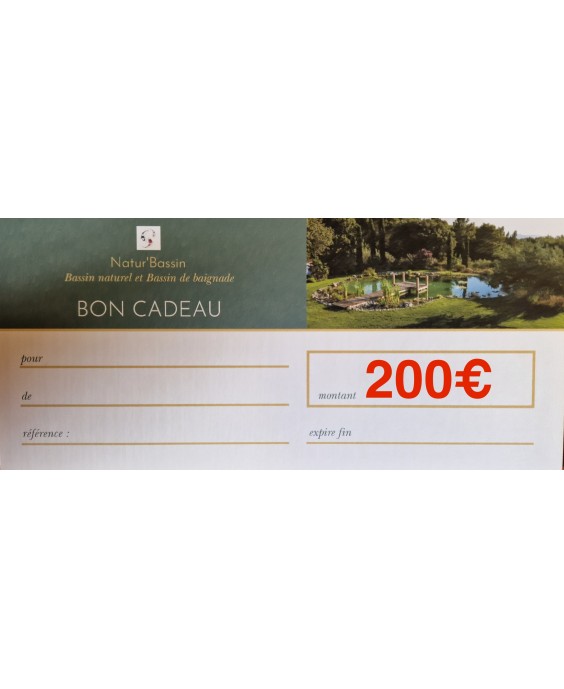 Chèque Cadeau 200€