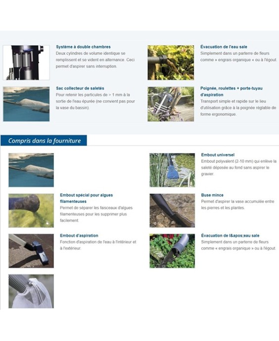 Aspirateur Oase Pondovac 3 au meilleur prix | NATUR'BASSIN