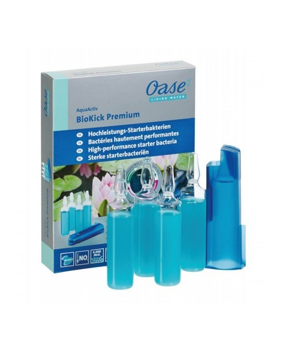 Oase AquaActiv BioKick Premium 4x20ml - Bactéries bassin