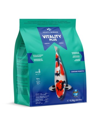 Alimentation de qualité pour carpe Koi et poisson de bassin printemps et été, avec des probiotiques