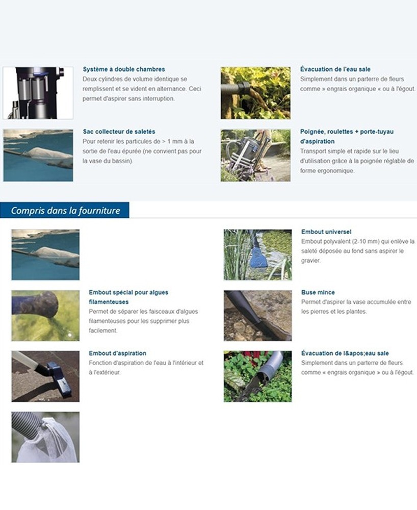 Aspirateur Oase Pondovac 3 au meilleur prix | NATUR'BASSIN