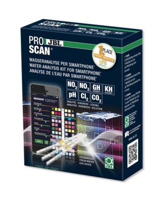 JBL ProScan Test de l'eau avec analyse sur smartphone pour Bassins et aquariums d'eau douce