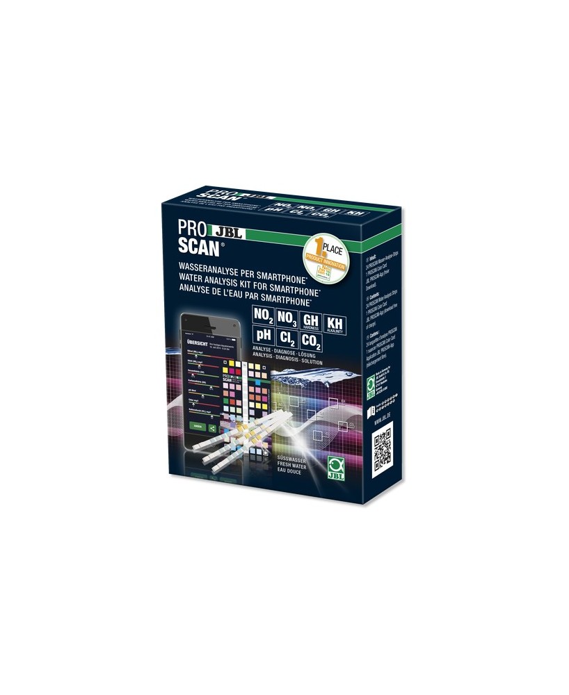 JBL ProScan Test de l'eau avec analyse sur smartphone pour Bassins et aquariums d'eau douce